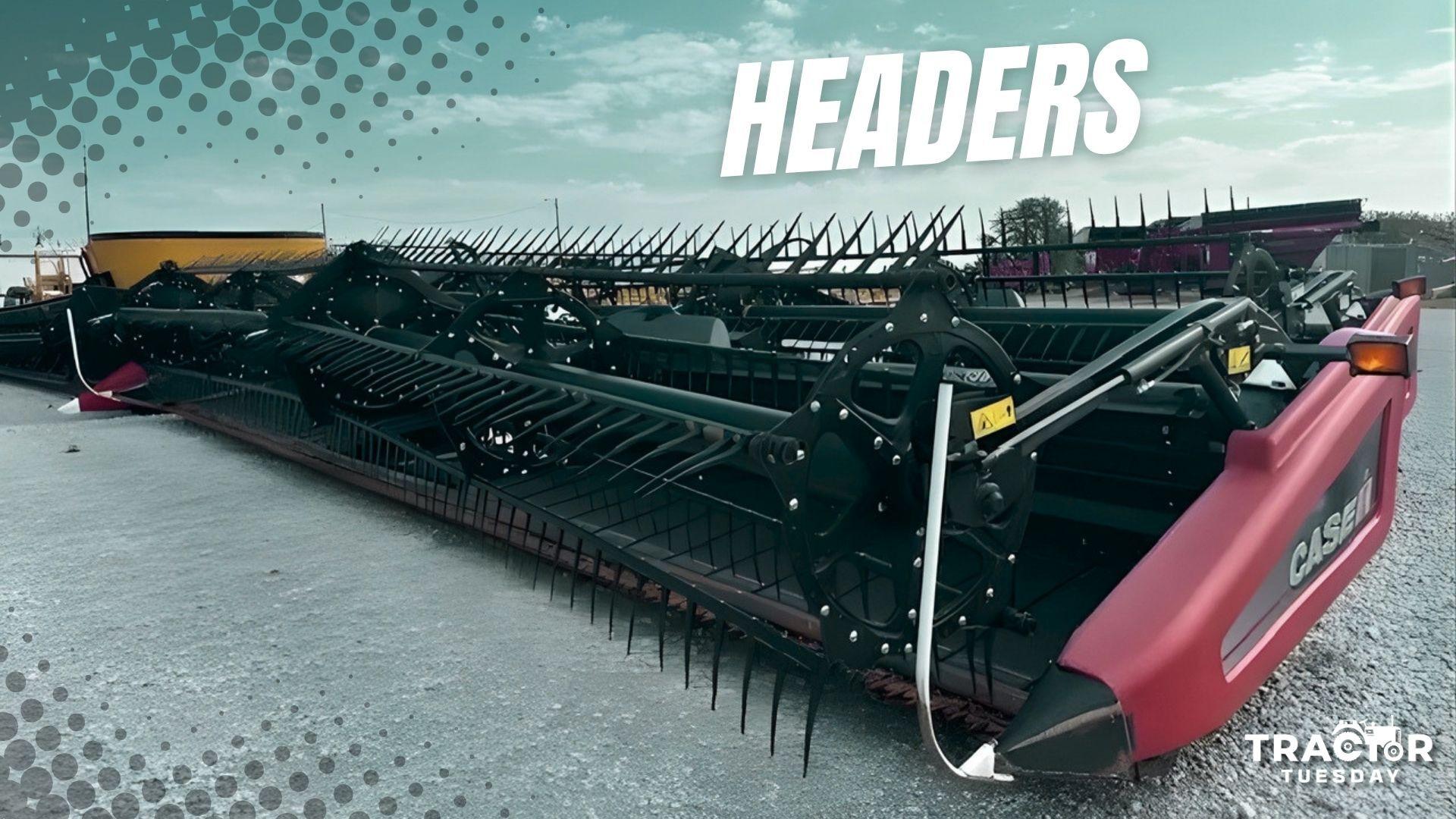 How to choose a right header for your combine, an image of a header