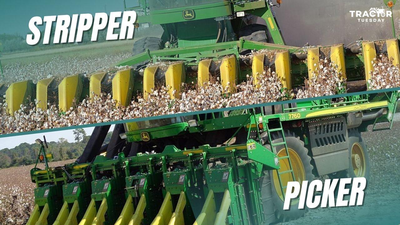 The difference between cotton stripper vs picker