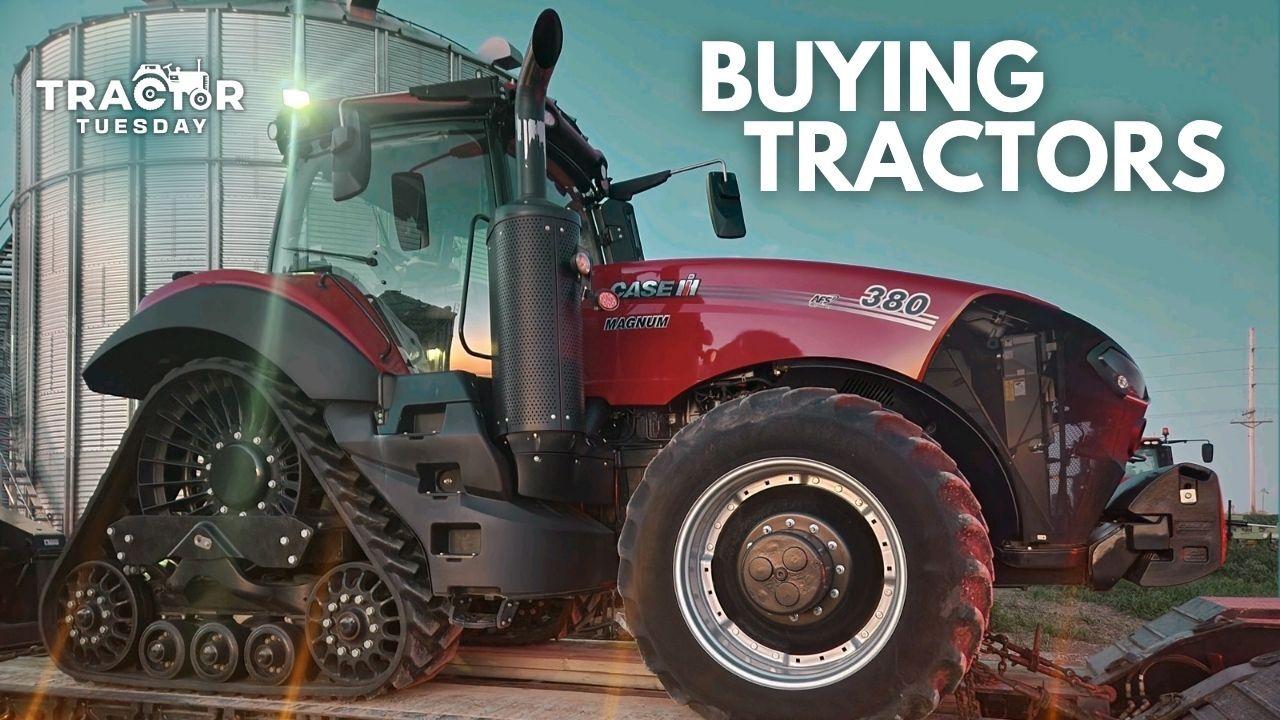 A person shows how to buy the right tractor.